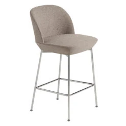 Muuto Oslo Counter Barhocker Verchromte Beine