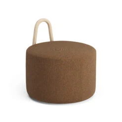 Swedese Amstelle Medium Pouf Mit Rädern Eiche Naturlack