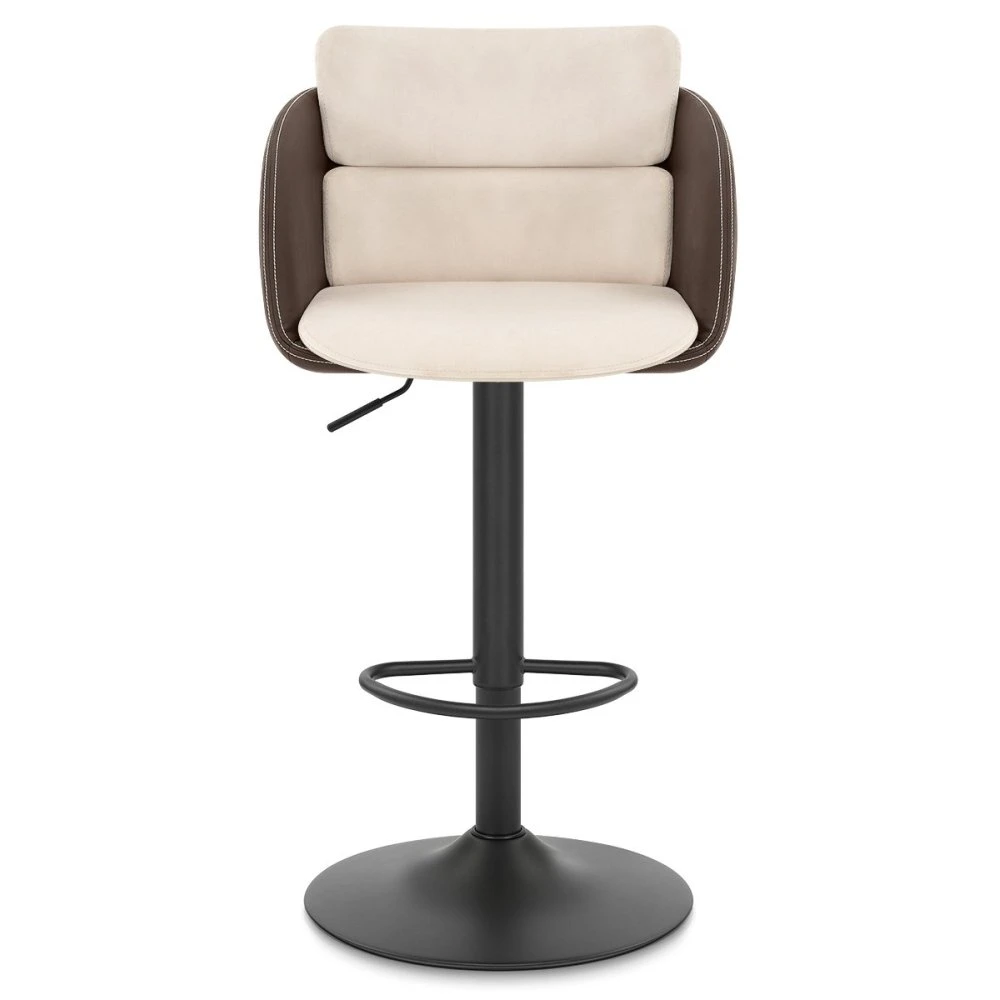 Barhocker Kunstleder Und Samt - Modus 2 Barhocker Kunstleder Und Samt - Modus – Bild 2