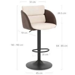 Barhocker Kunstleder Und Samt - Modus 11 Barhocker Kunstleder Und Samt - Modus -Hocker Für Zuhause barhocker kunstleder und samt modus 5