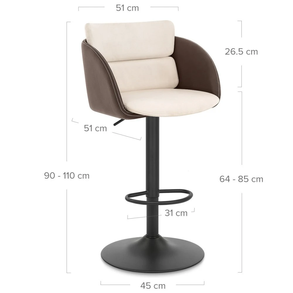 Barhocker Kunstleder Und Samt - Modus 6 Barhocker Kunstleder Und Samt - Modus – Bild 6