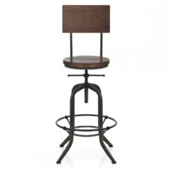 Atlantic Holz Barhocker Metallisch - Lathe 10 Atlantic Holz Barhocker Metallisch - Lathe -Hocker Für Zuhause holzbarhocker metallisch lathe 1