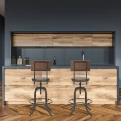 Atlantic Holz Barhocker Metallisch - Lathe 15 Atlantic Holz Barhocker Metallisch - Lathe -Hocker Für Zuhause holzbarhocker metallisch lathe 6