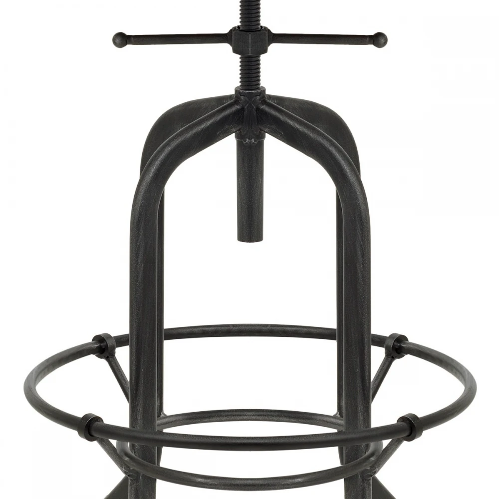 Atlantic Holz Barhocker Metallisch - Lathe 8 Atlantic Holz Barhocker Metallisch - Lathe – Bild 8