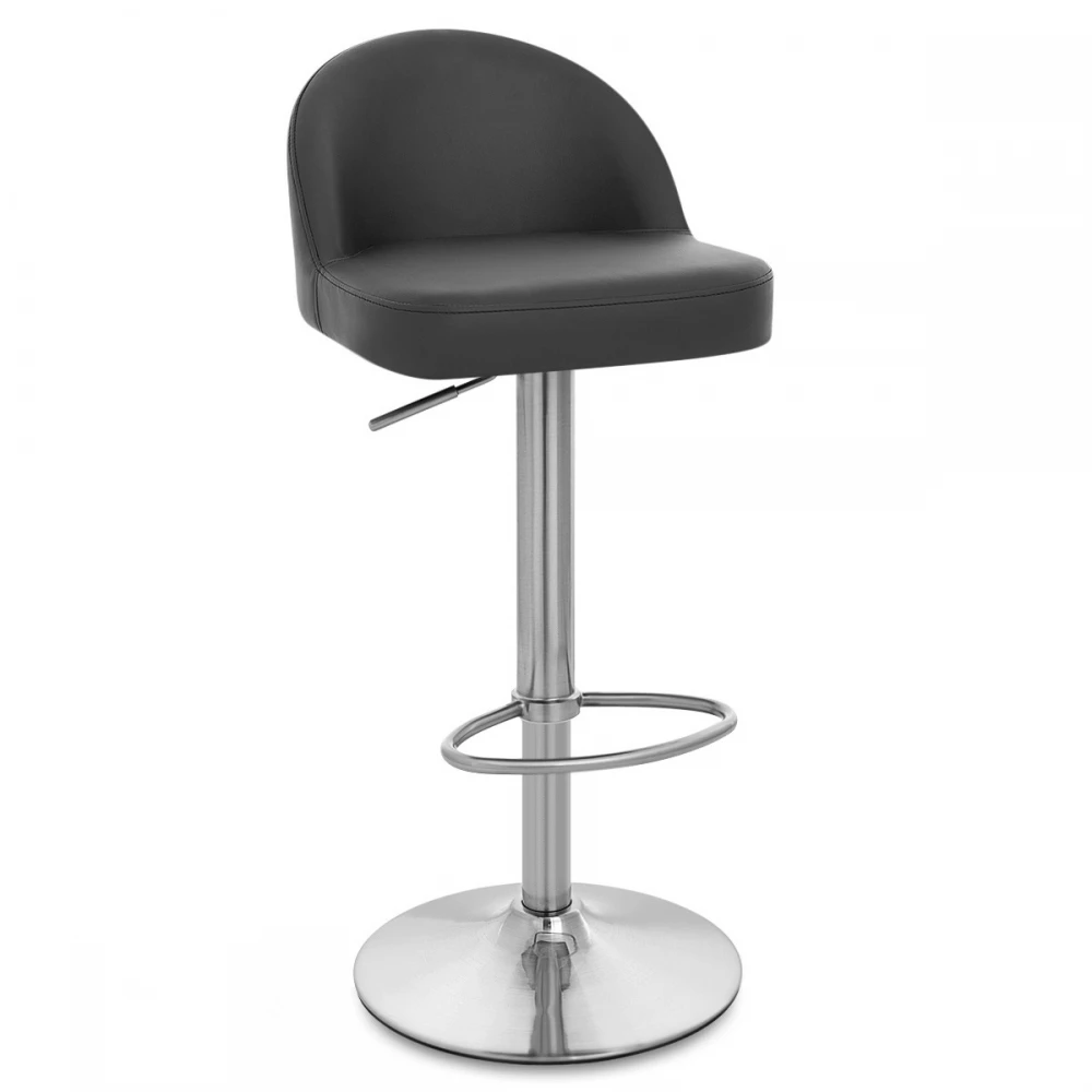 Atlantic Kunstleder Barhocker Gebürstet - Mimi 1 Atlantic Kunstleder Barhocker Gebürstet - Mimi